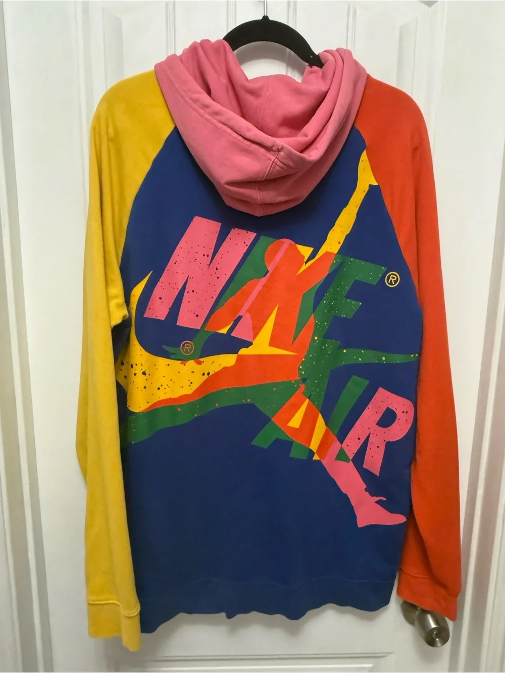 Jordan 5 Bel Air Throwback Jumpman Classics Full-zip Hoodie Size XL (51-3)